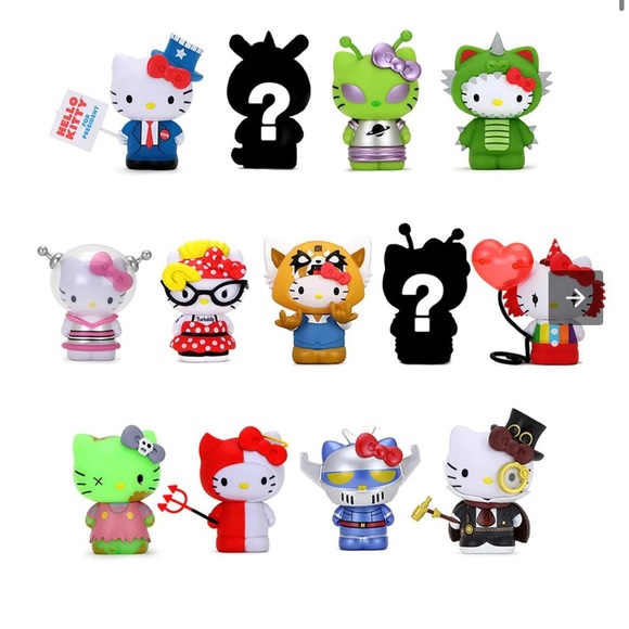 Hello Kitty® Rockabilly Time to Shine Mini Figure Blind Box Kidrobot Sanrio - Picture 4 of 4